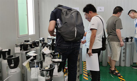 省市場監(jiān)督管理局、中國測試技術研究院專家蒞臨我司，進行氣體檢測儀計量監(jiān)督檢查